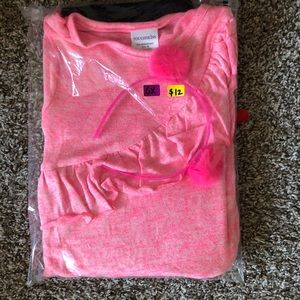 Girls 2Pc Set Pink and Black